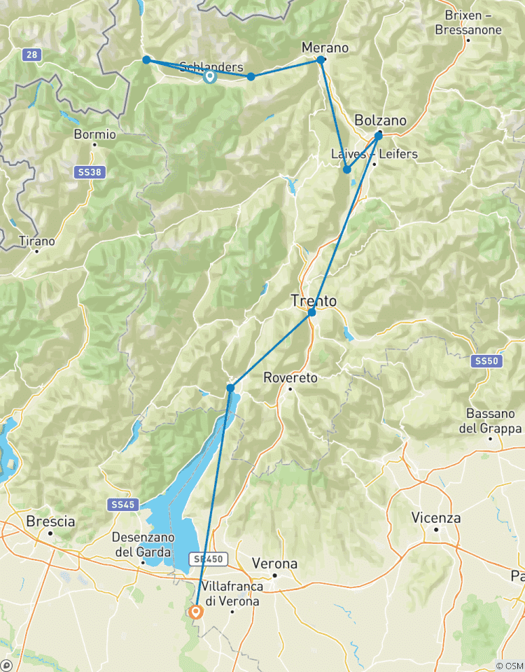 Circuito Valles alpinos de Italia - Alto Adigio, Lago de Garda y Verona - Clásico Autoguiado - ¡Nuevo itinerario 2026!