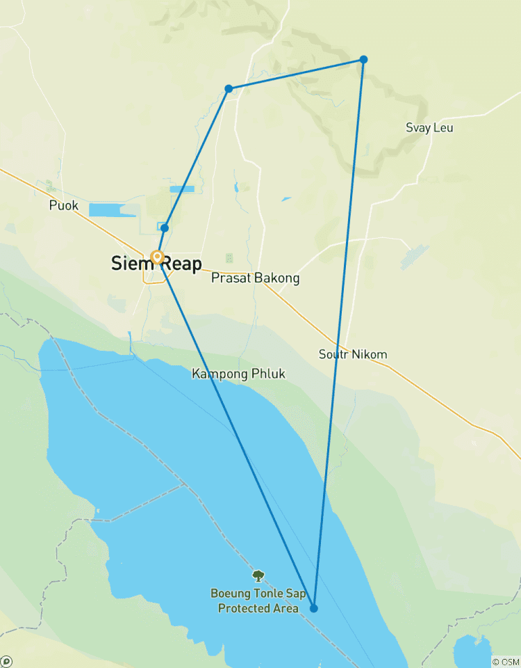Circuito Angkor bicicleta, senderismo, kayak