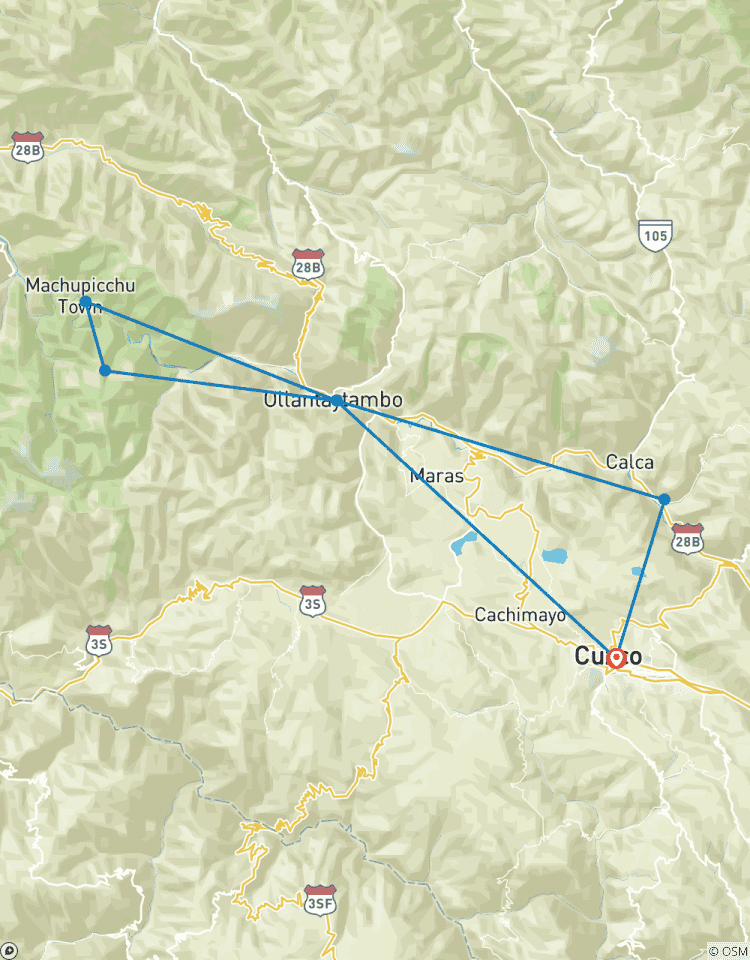 Huchuy Qosqo Trekking bis zum Machu Picchu (3 Tage/ 2 Nächte) Rundreise