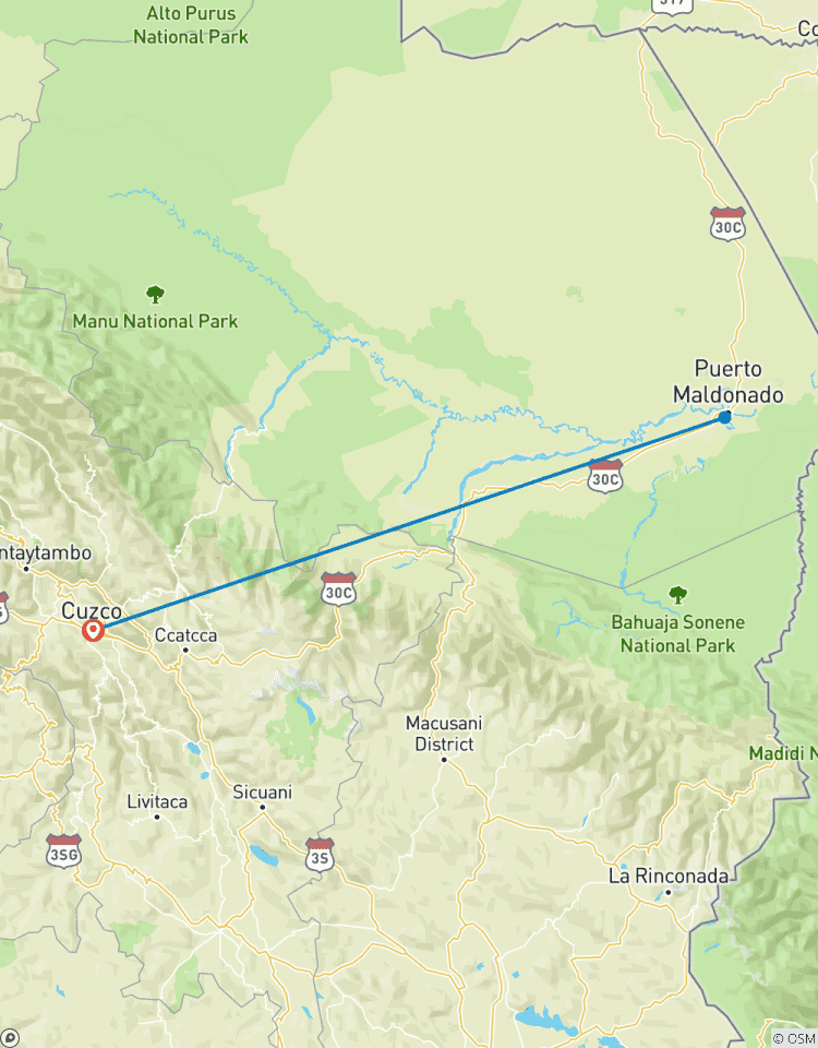 Puerto Maldonado Amazon Eco-Lodge 5T/4N (von Cuzco) Rundreise