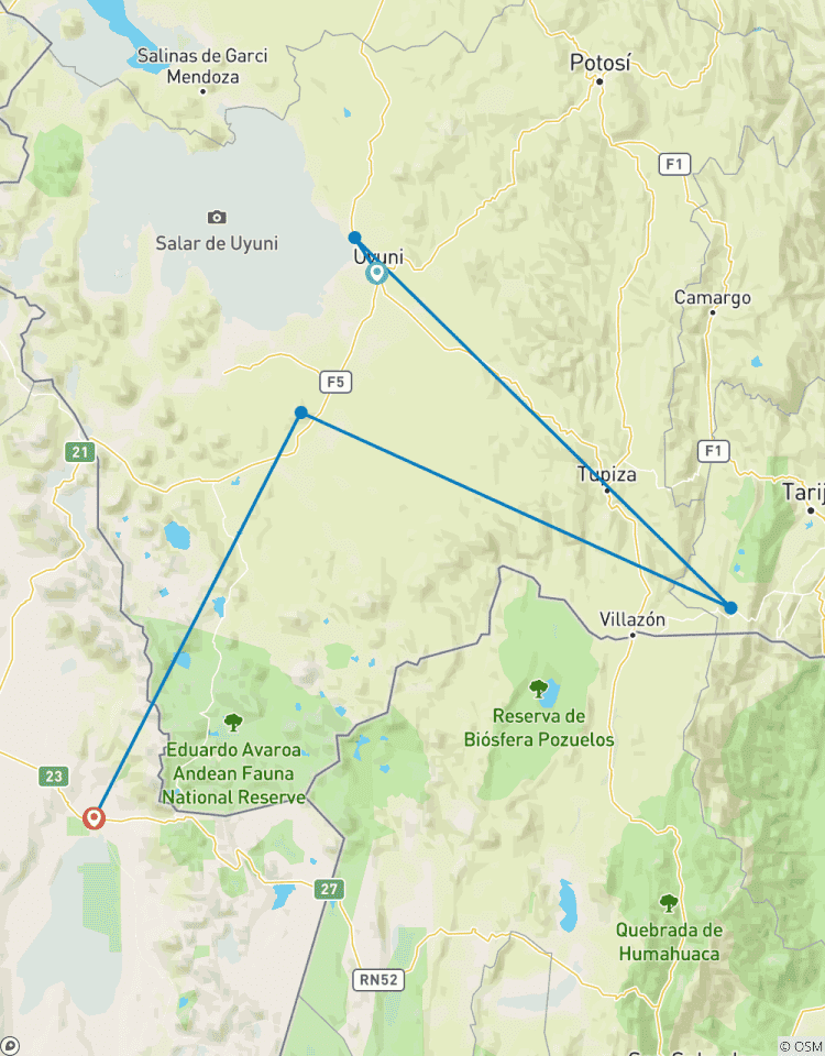 Circuito Salar de Uyuni y aventura en el desierto 3D/2N - Uyuni a Atacama