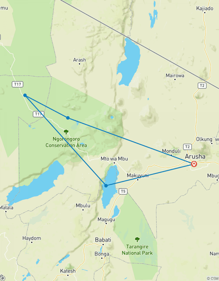 Circuito Safari de 4 días en Tanzania