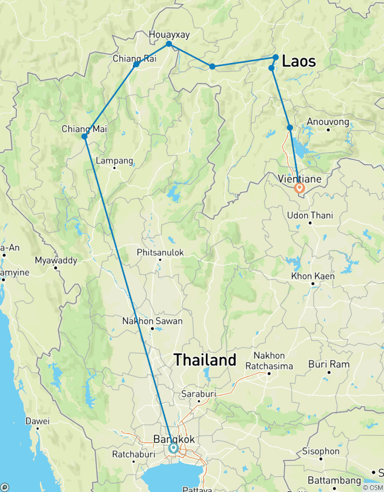 Thailand & Laos Adventure Tour