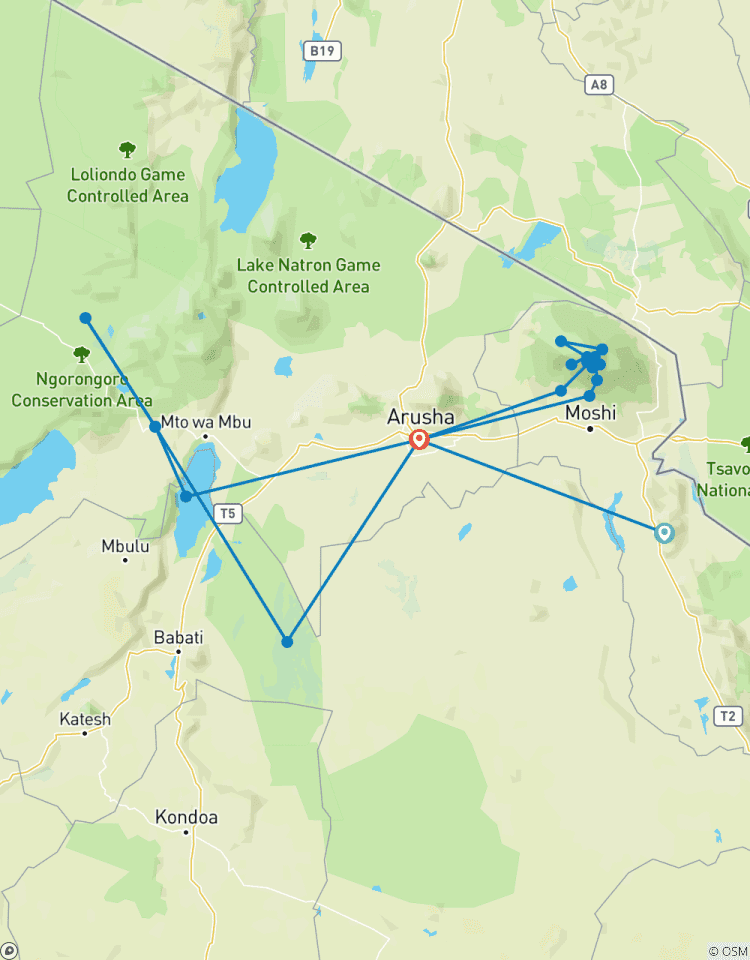11 Days Mount Kilimanjaro-Machame and Wildlife Safari Tour