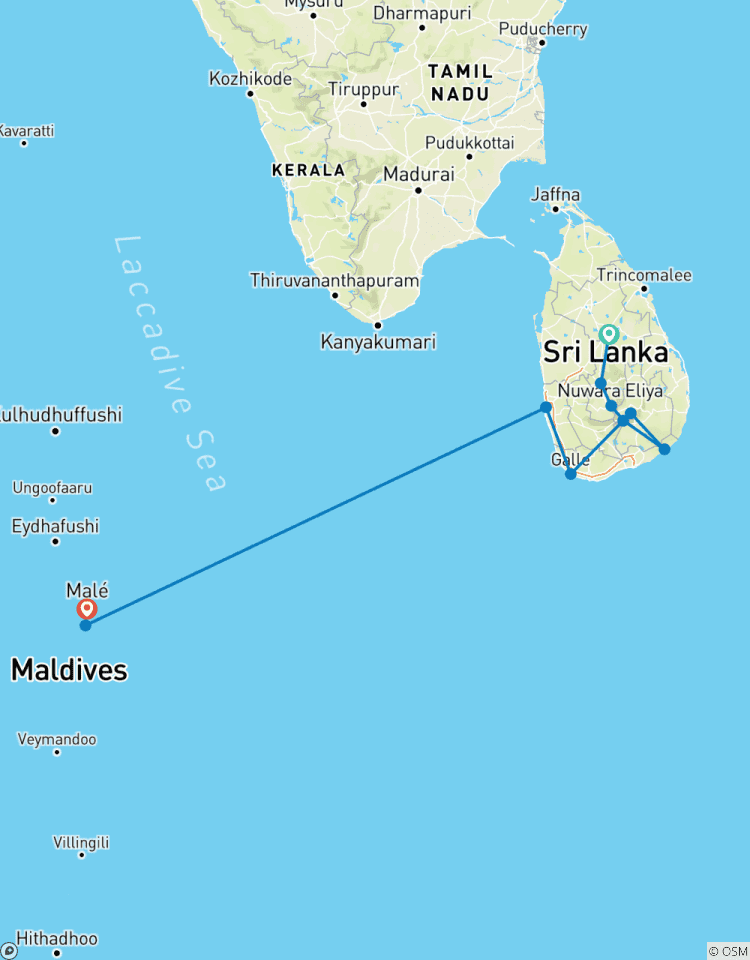 Sri Lanka & Maldives Merge-Tour Tour