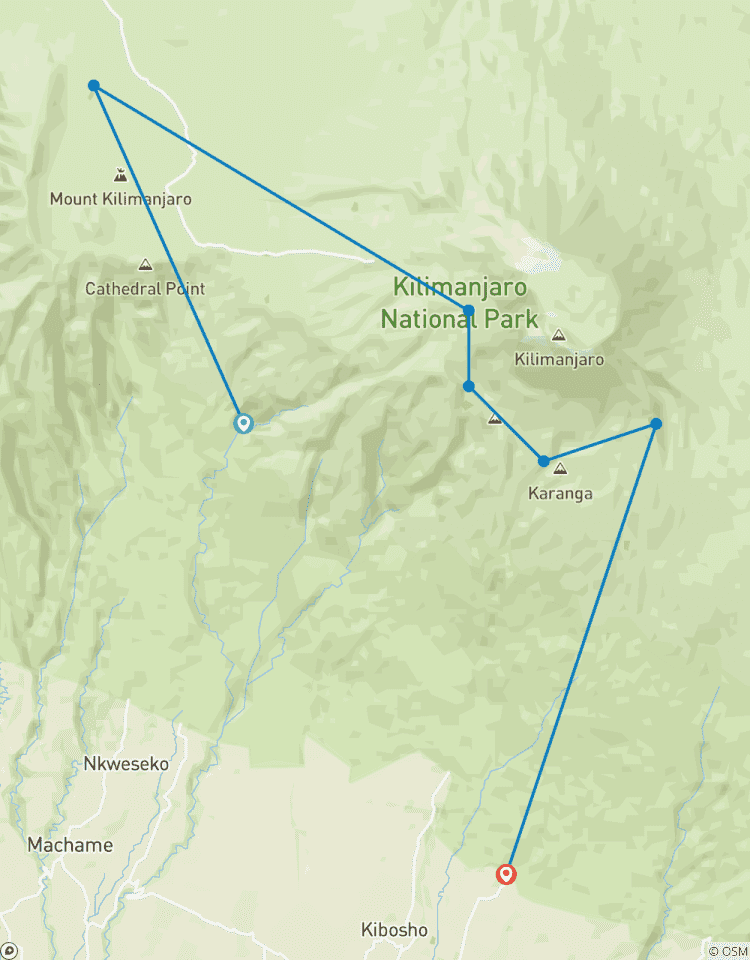 Mount Kilimanjaro-Machame Route 7 Days Trekking. Tour