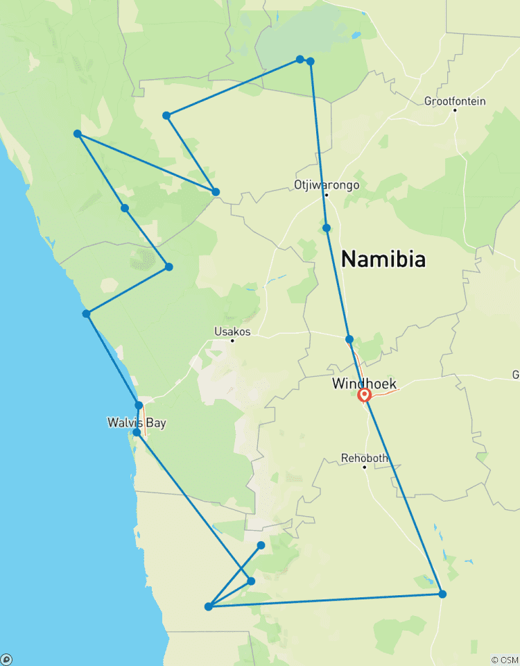 11 Days Namibia Experience Accommodated Tour Tour