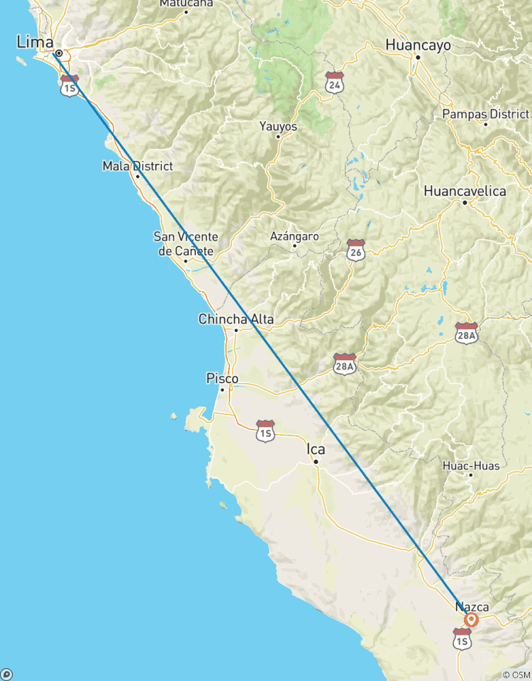 Circuito Sobrevuelo a las misteriosas Líneas de Nazca desde Lima