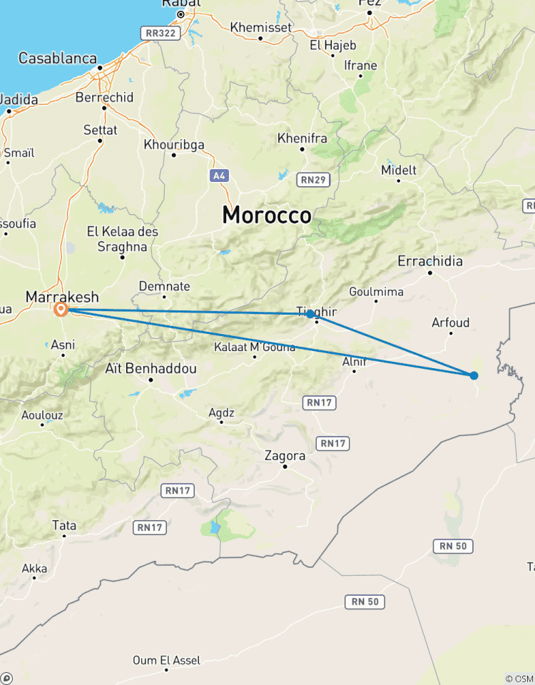 3-Day Sahara Desert Tour from Marrakech Tour