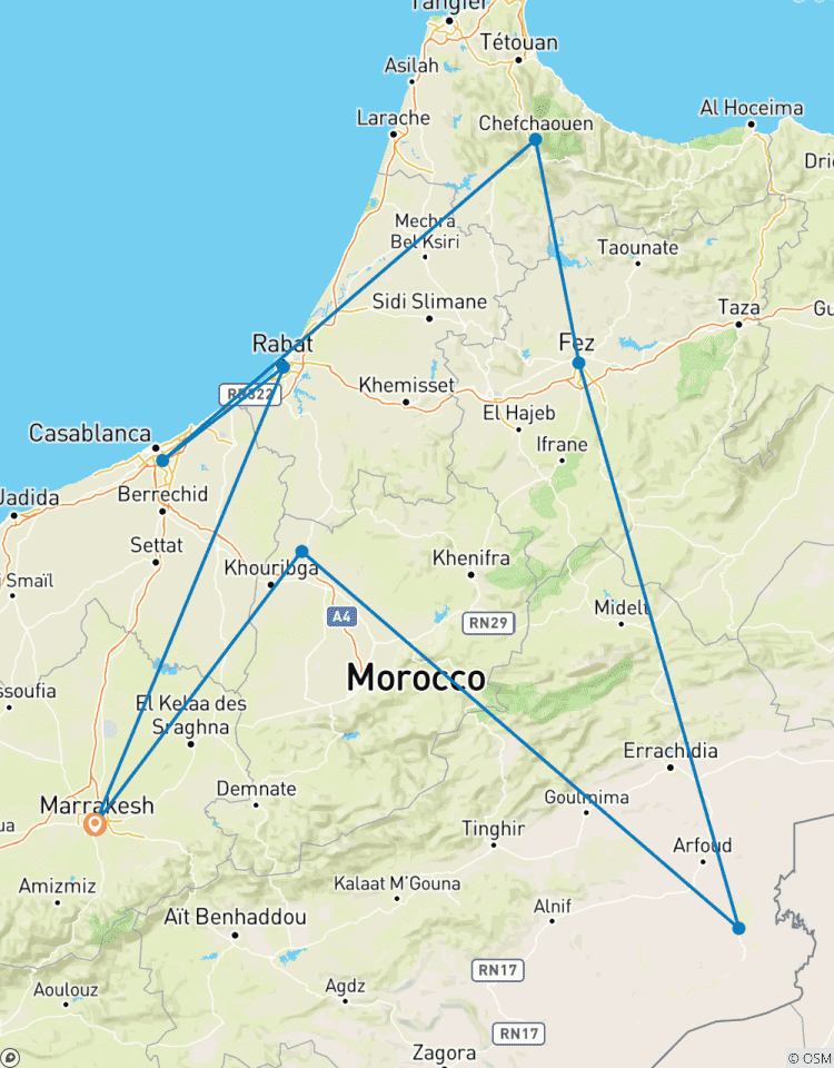 8 Tage Marokko Highlights Tour - Privat und komplett geführt Rundreise