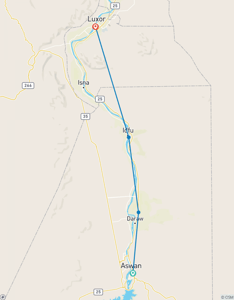 Active adventurous Egypt Tour 4-Day Nile River Cruise from Aswan to Luxor Tour
