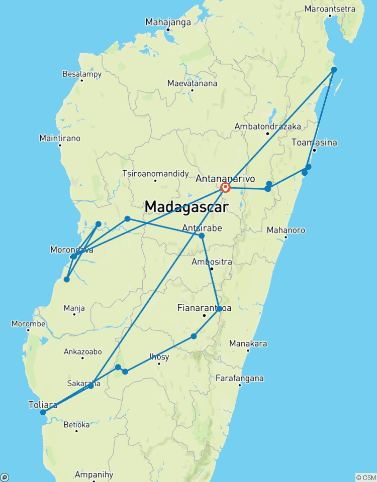 Madagaskar Wildlife Rundreise - 14 Tage, 13 Nächte Rundreise