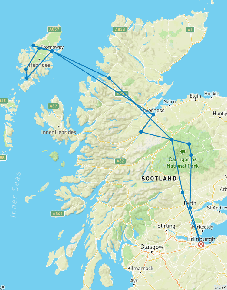 5-Daagse Buiten-Hebriden & de Schotse Hooglanden Rondreis in kleine groep vanuit Edinburgh-rondreis