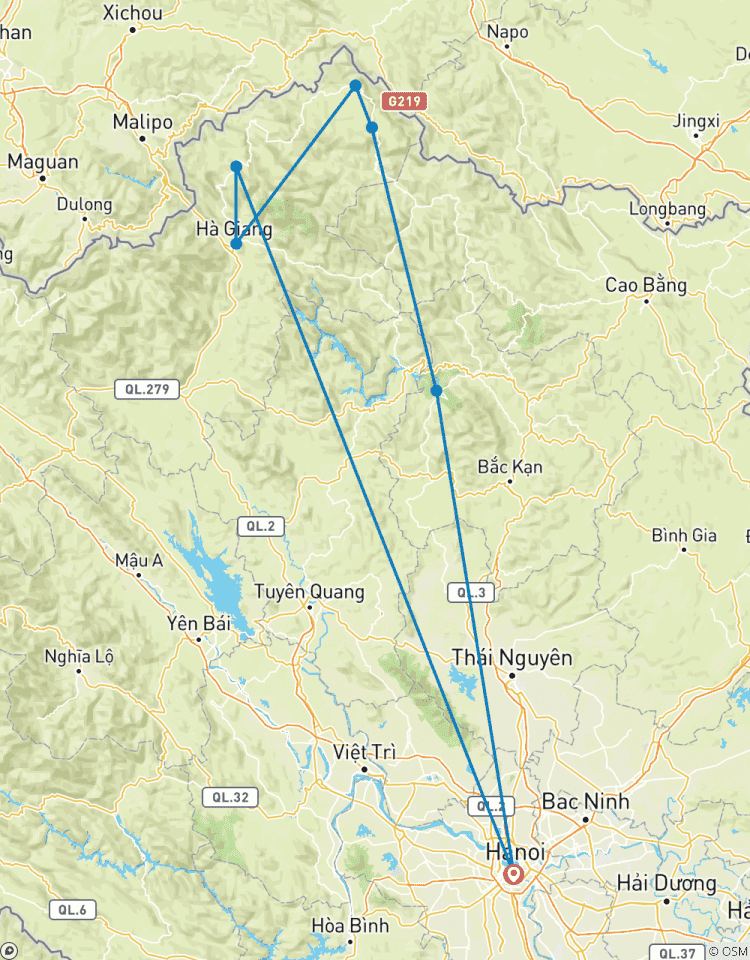Trekking sur les pistes du nord du Vietnam 9 jours 8 nuits circuit