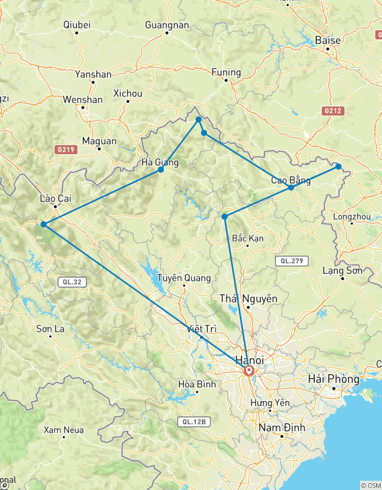 Circuit en groupe - Hors des sentiers battus dans le nord du Vietnam 8 jours 7 nuits circuit