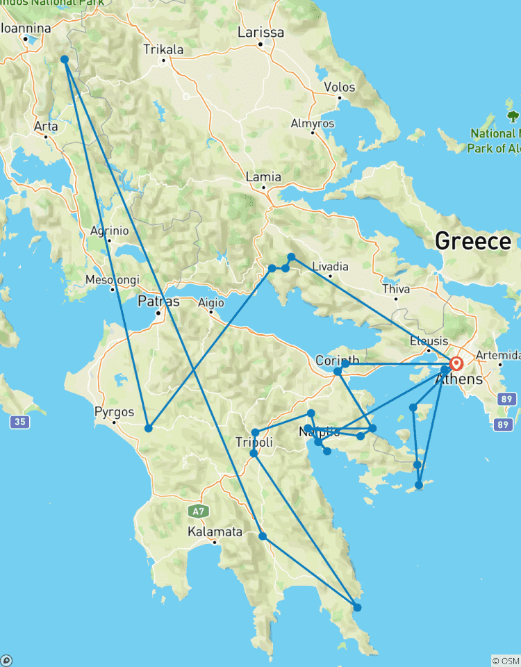 Les routes des vins du sud de la Grèce (9 jours - petit groupe accompagné, culinaire, culturel) circuit