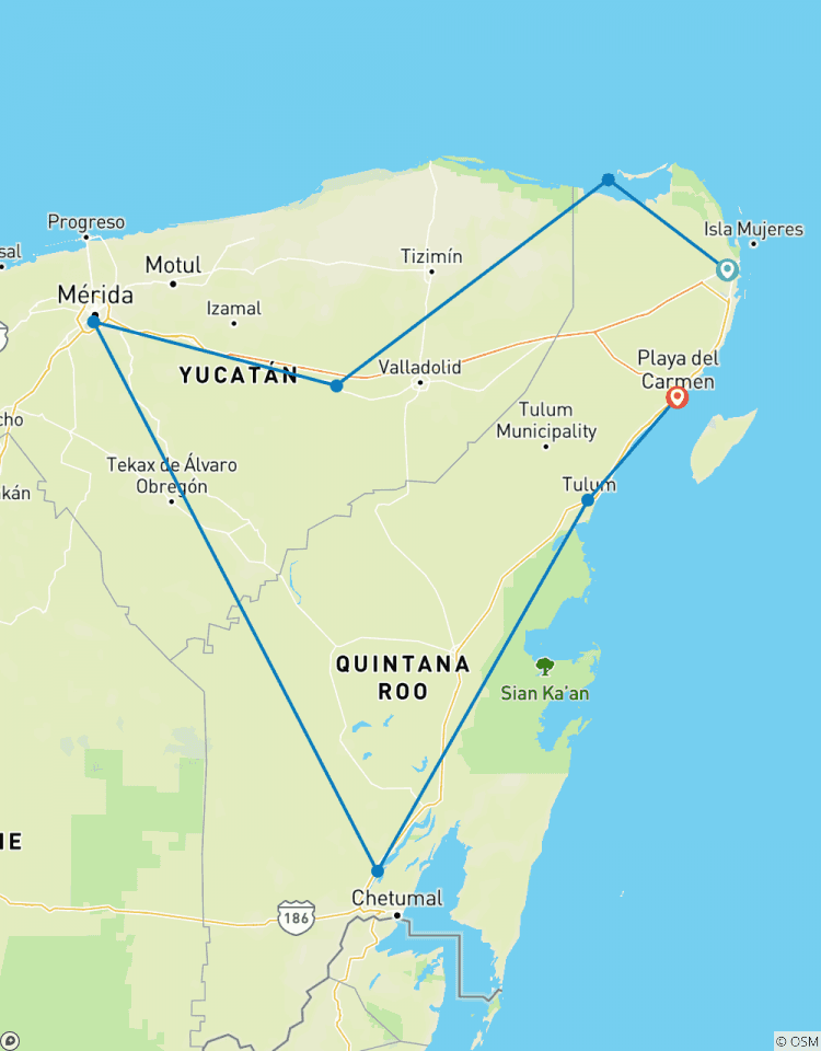 Expérience Mexique Yucatán circuit