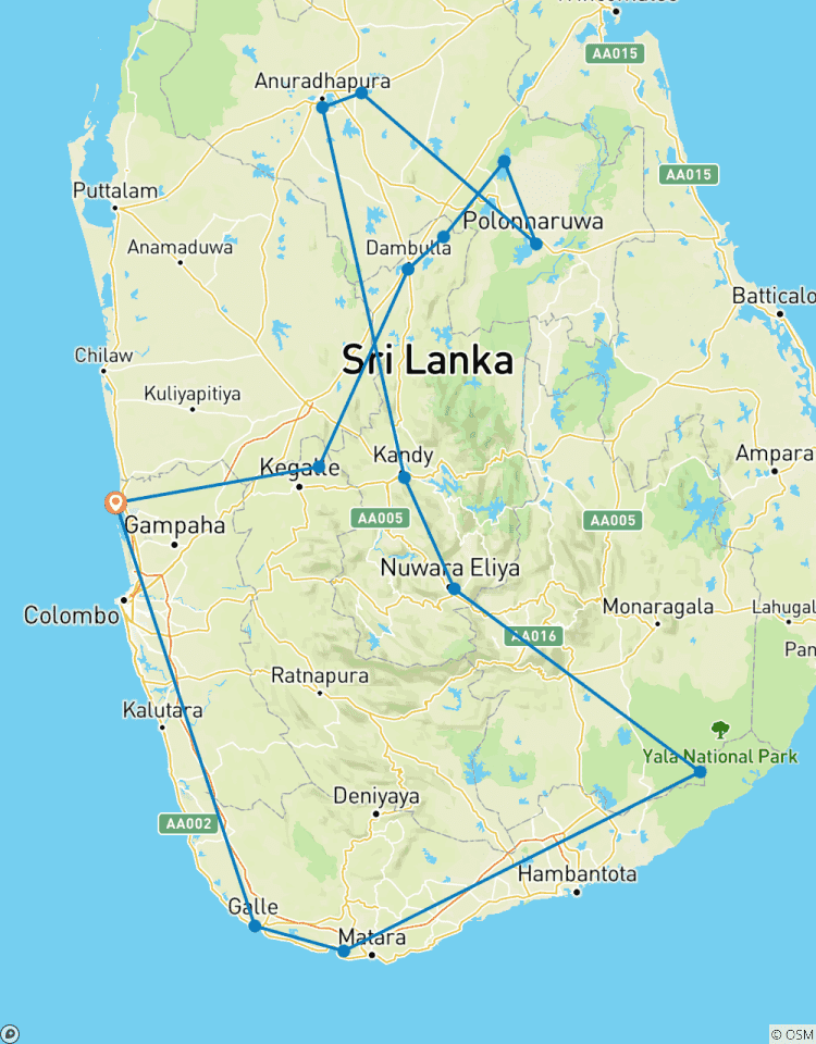 Sri Lanka Itinerary 10 Days Tour