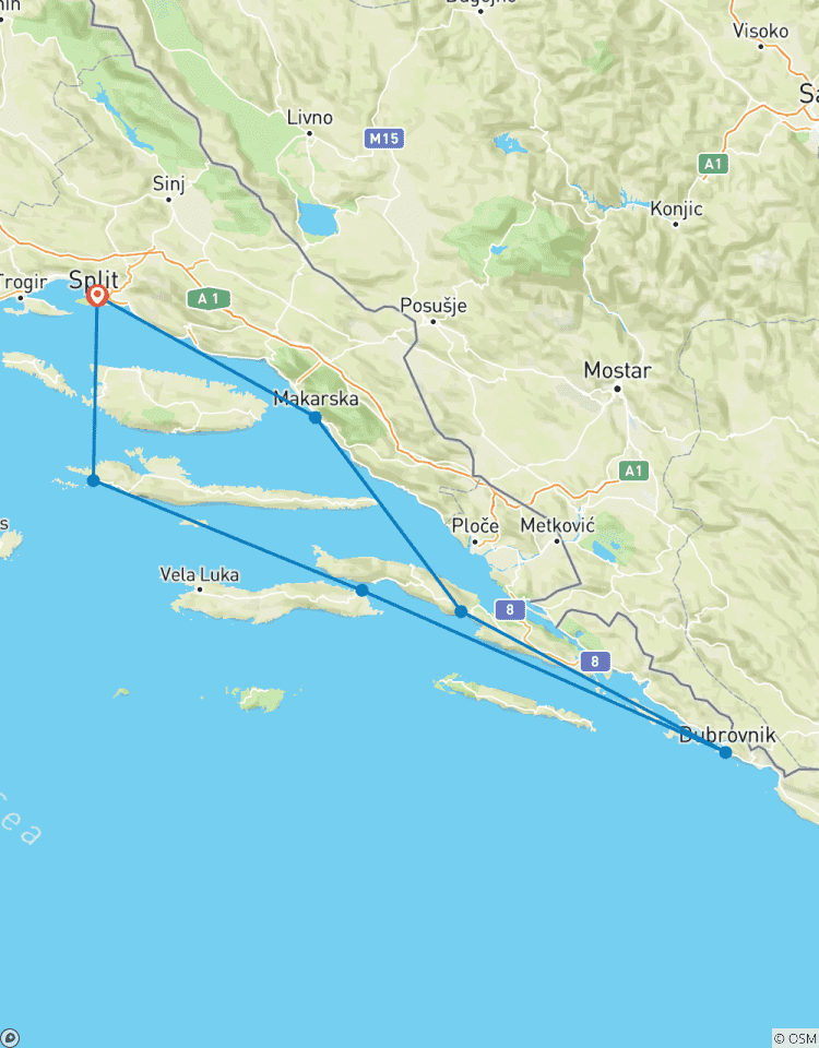 Circuito Aventura en velero por Croacia - 8 días