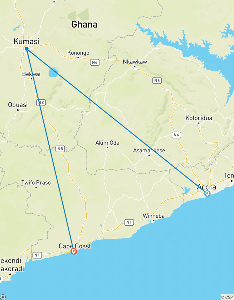 Circuito Excursión de 4 días en Ghana