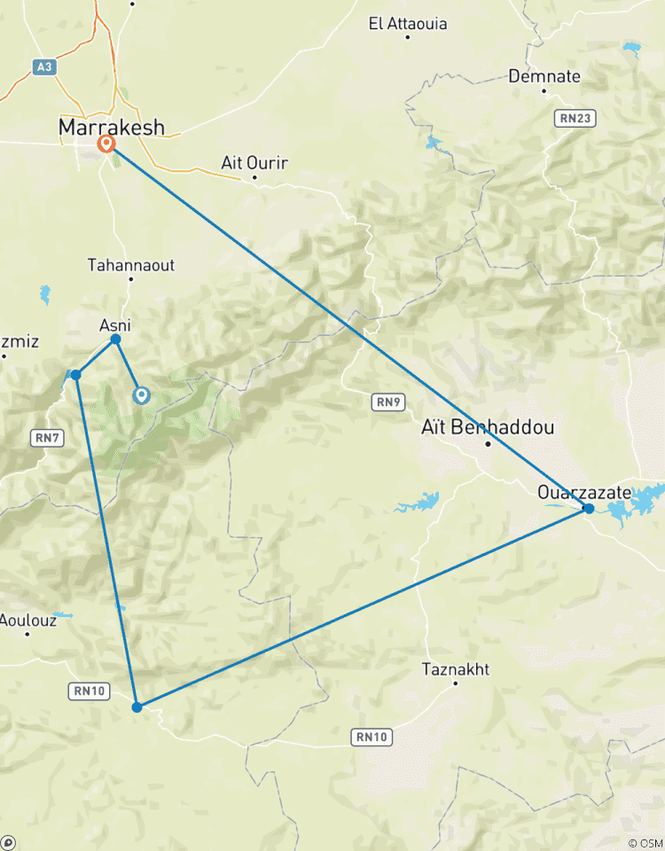 Circuit de 6 jours pour découvrir les joyaux cachés à vélo - Montagnes de l\'Atlas, Maroc circuit