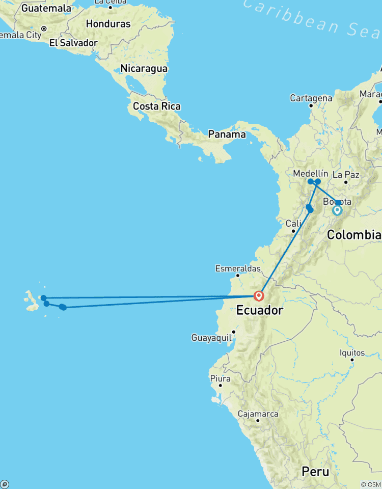 Colombia & Galápagos Express: Culture, Coffe & Island Paradise 13 Day Tour Tour