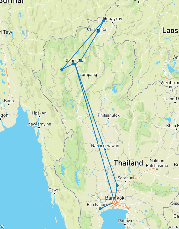 \"Unforgettable Solo Adventure: Bangkok Stopover & North Thailand Bliss - 7 Days & 6 Nights (Tour ends in Chiang Mai, Flights not included)\" Tour