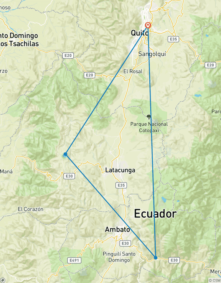 Circuito Circuito privado de 2 días: laguna de Quilotoa y Baños - aventura en las cascadas