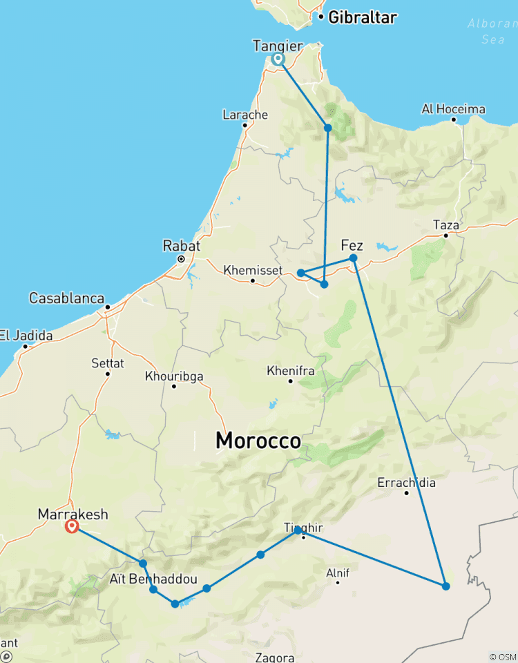Imperial Cities and Sahara Desert Tour in 9 Days Tour