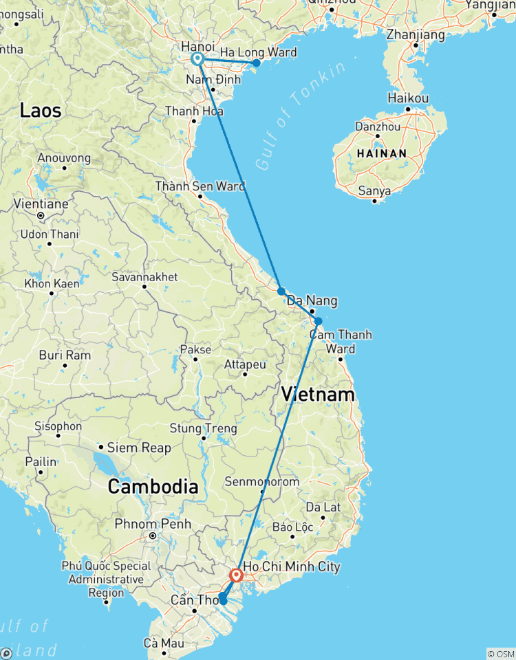 Vietnam express - zuidwaarts-rondreis