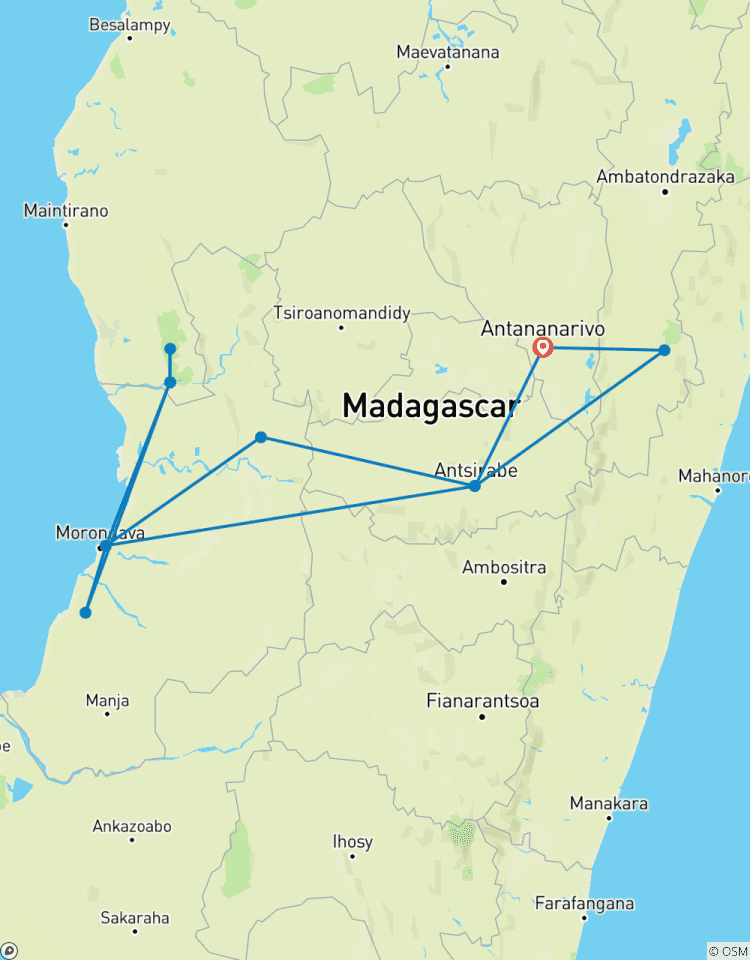 Circuito Descubre lo Único de Madagascar - lémures, Baobabs, Tsingy