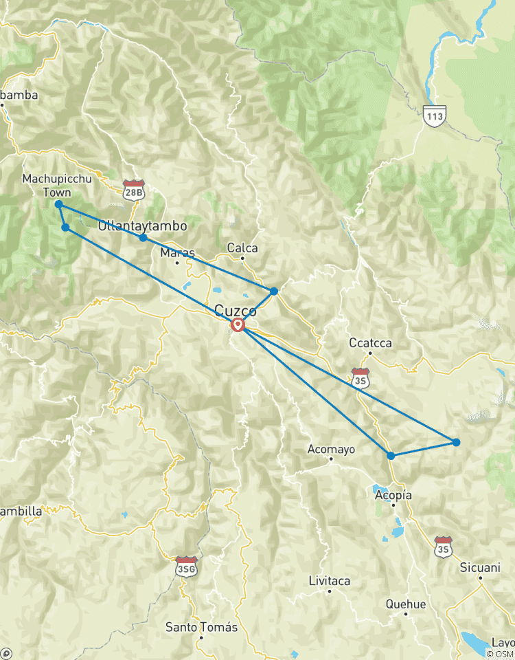 Circuito Circuito esencial de 5 días a Cusco y Machu Picchu