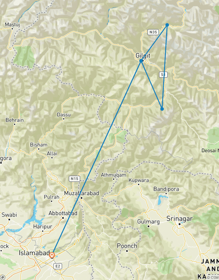 Hunza Tal und Nanga Parbat Basislager Trek und Rundreise
