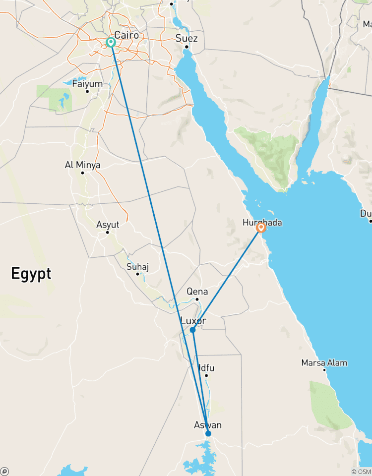 Circuito Egipto Top: El Cairo, Asuán, Luxor y Hurghada con guía