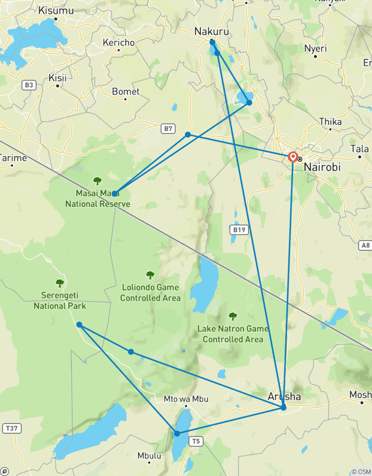 Circuito Explora Kenia y Tanzania en 8 días