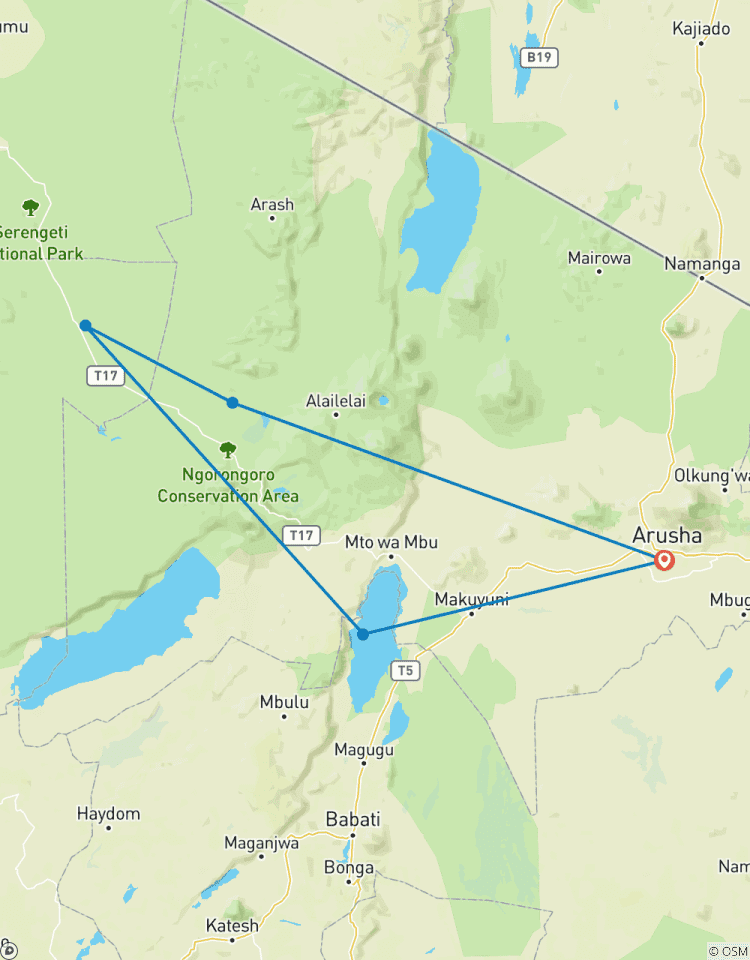 7-daagse weelde van Tanzania luxe safari-rondreis