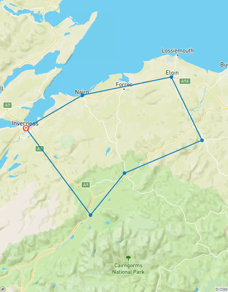 Schottland: Speyside und Moray selbstgeführte Radreise Rundreise