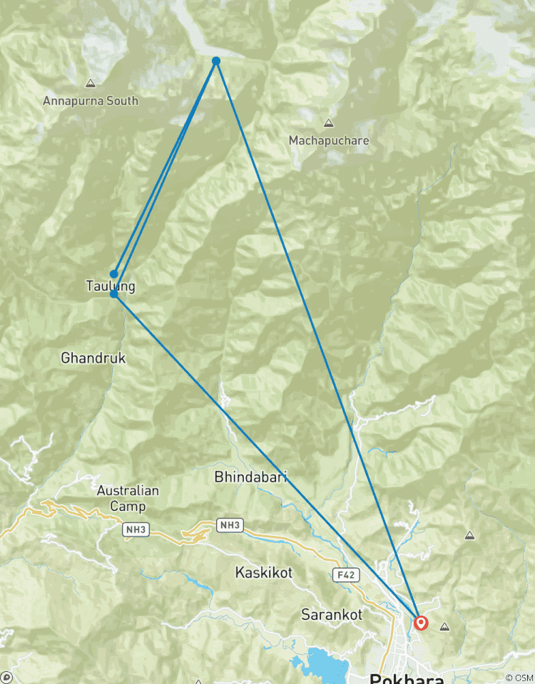 Annapurna Base Camp Trek - 7 Tage Rundreise
