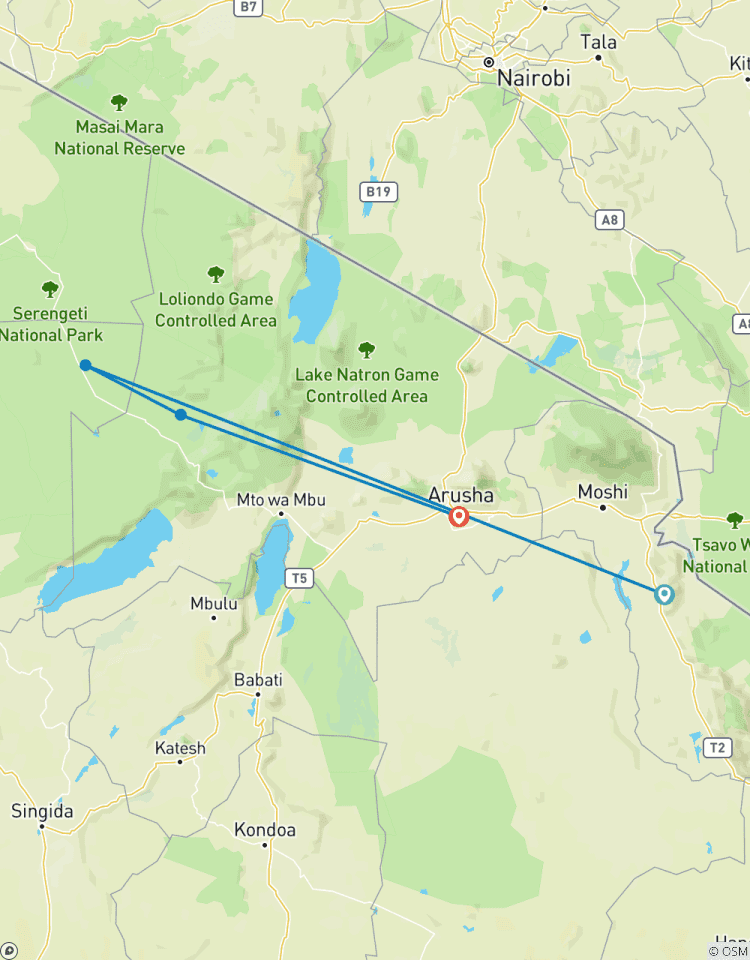 3-Day Serengeti & Ngorongoro (Tented) Lodge Safari Tour
