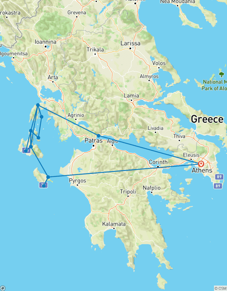 10 Tage Zakynthos, Kefalonia & Lefkada: Abenteuer Ionische Insel Rundreise