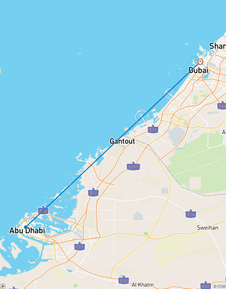 Dubai & Abu Dhabi Entdeckungsreise - 5 Tage Rundreise