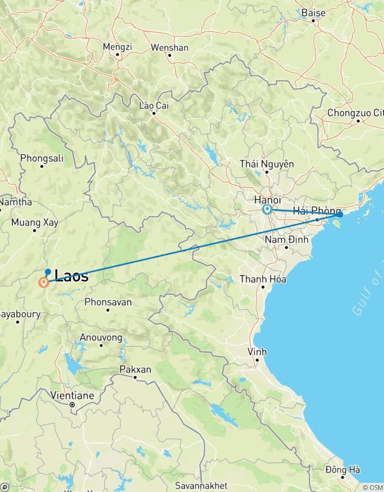Découvrez le Vietnam et le Laos 8 jours 7 nuits (Hanoi, baie d\'Halong, grotte de Pak Oa et chute d\'eau de Kuangsi) circuit