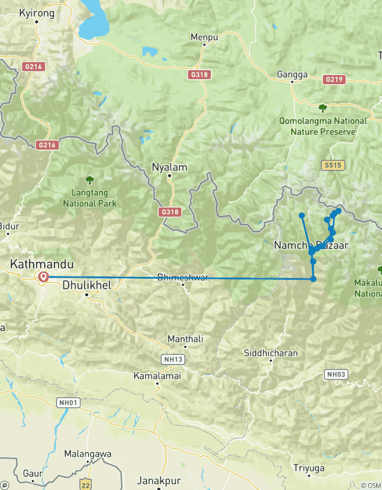 Trek court au camp de base de l\'Everest - 10 jours - Départ fixe pour 2023 circuit