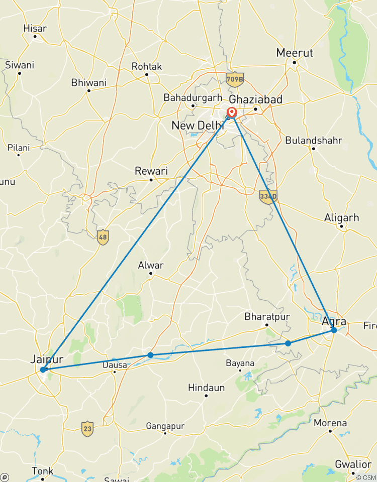 Circuito Circuito de lujo al triángulo de oro de la India - alojamiento en hotel de 5 estrellas