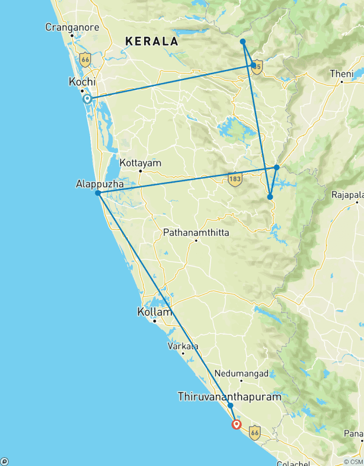 Höhepunkte aus Kerala Rundreise