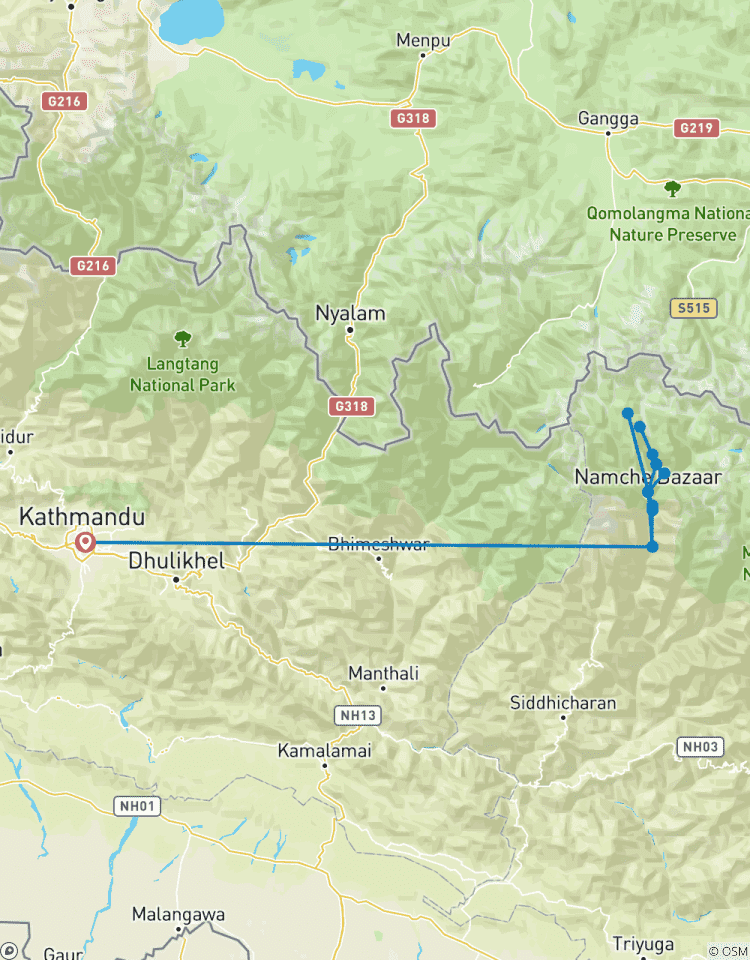 Circuito Trekking a los Lagos de Gokyo y Gokyo Ri - 13 Días