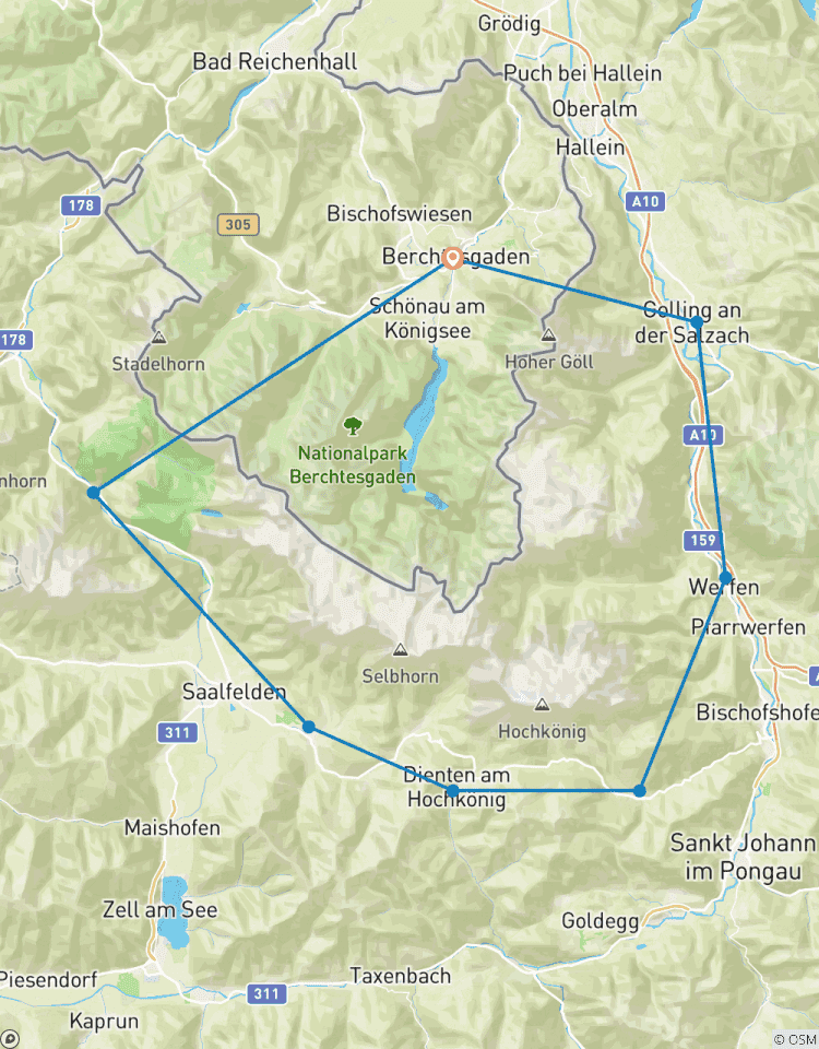 Sentier bavarois des prairies alpines de Salzbourg circuit