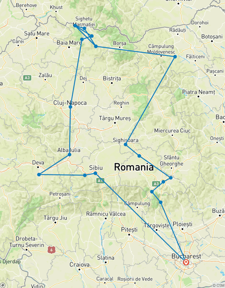 Circuito 7 días, Rumanía UNESCO Tour - Tour Privado
