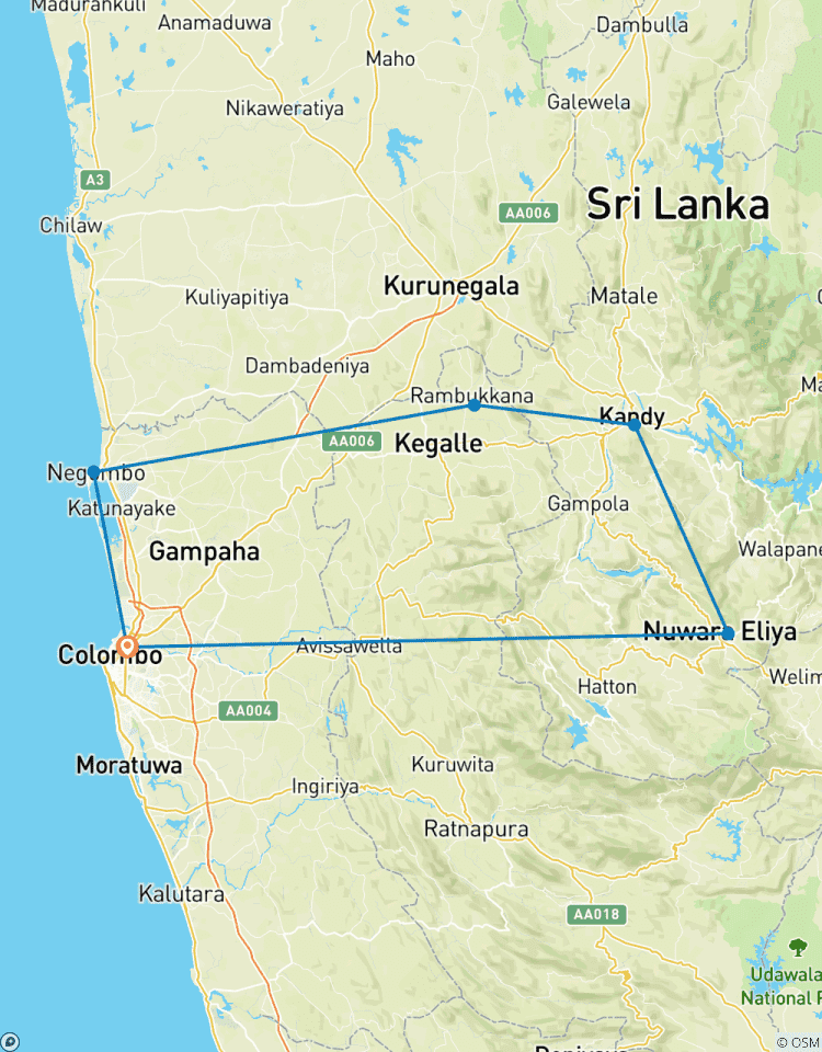 Rondreis door Sri Lanka - 4 dagen-rondreis