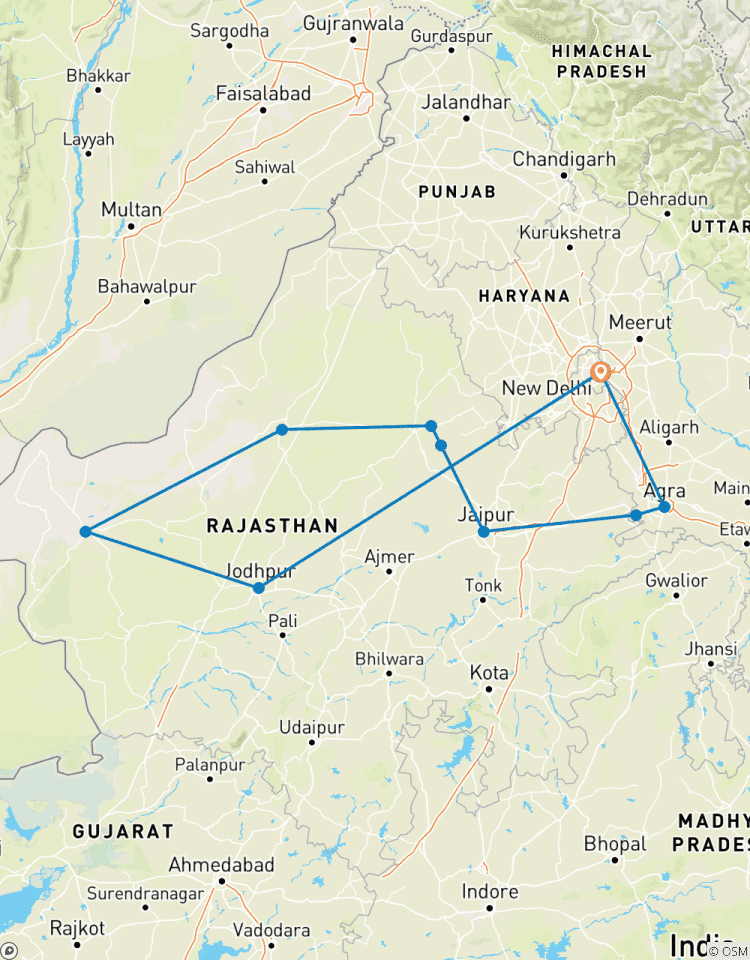 Rajasthan Rundreise - 12 Tage Rundreise